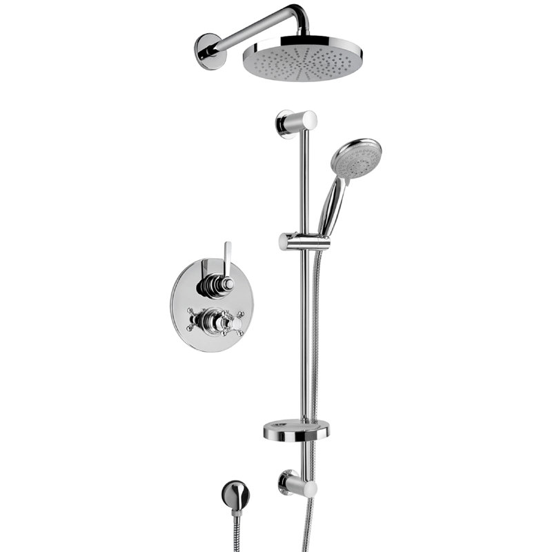 LaToscana Firenze Thermostatic Complete Shower System with Roughin